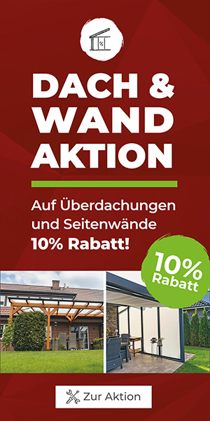 Dach und Wand Aktion - 10% Rabatt