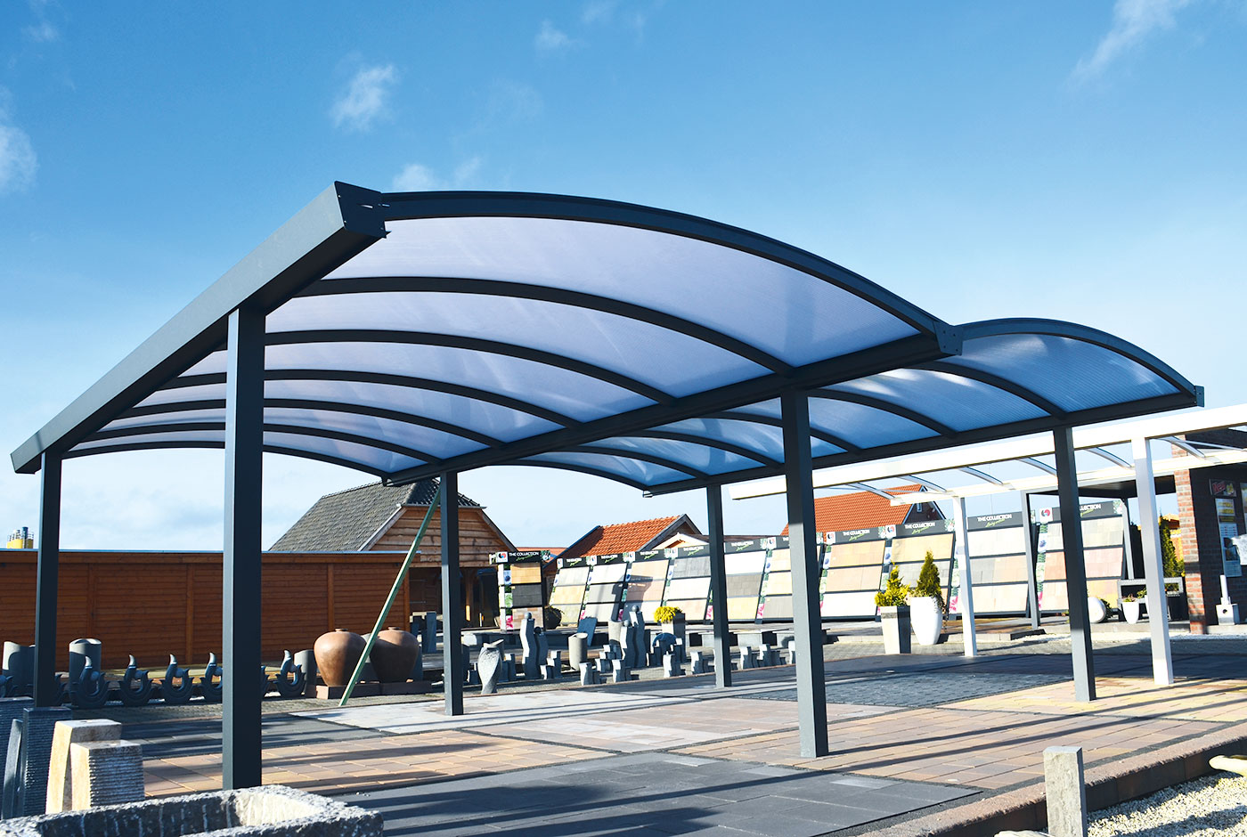 Carport Mit Rundbogen Der Eyecatcher Unter Den Carports